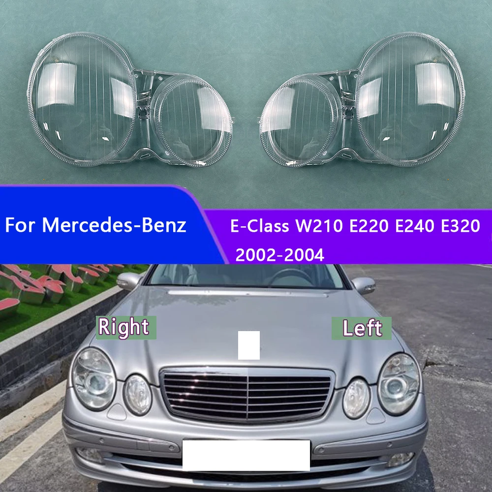 Крышка налобного фонаря для Mercedes-Benz E-Class W210 E220 E240 E320 2002-2004 прозрачный абажур