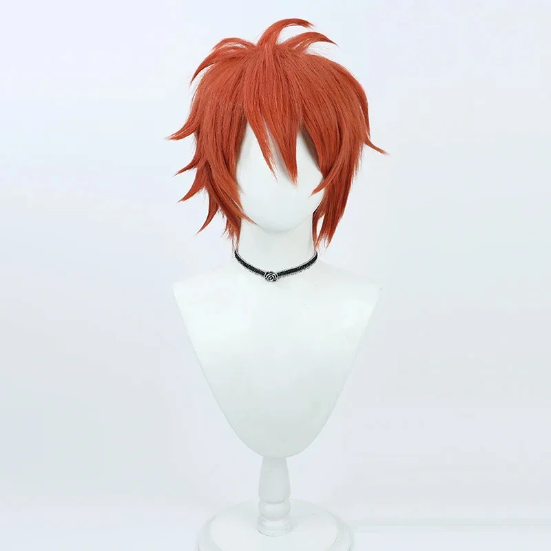 Фото IDOLiSH7 Nanase Riku Косплей Парик Короткие Красные Термостойкие Синтетические Волосы Хэллоуин Вечеринка Карнавал Ролевые Игры + Бесплатная Кепка Для Парика №2