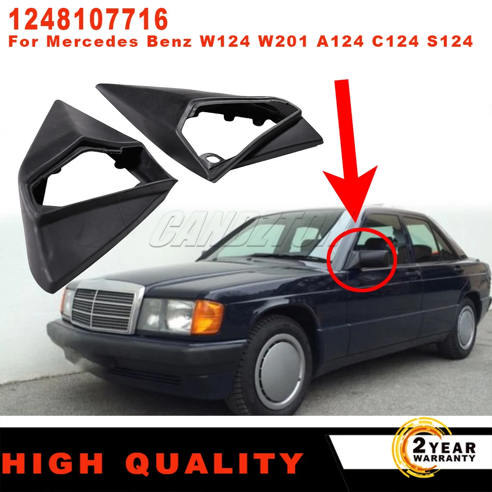 

Для Mercedes E Class W124 W201 A124 C124 S124 LHD Новое крыло, резиновые уплотнения бокового зеркала, 1 пара L + R A1248107716, автомобильные аксессуары
