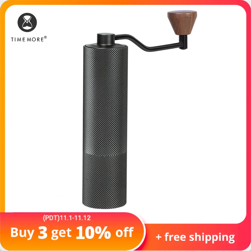 

TIMEMORE Store Slim Plus Coffee Grinder For Hand New Burr Upgrade Version Easy Grinding For Kitchen Home Trave Office