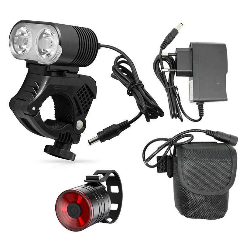 2 * XM-L2 светодиодные велосипедные фонари водонепроницаемый велосипедный фонарь