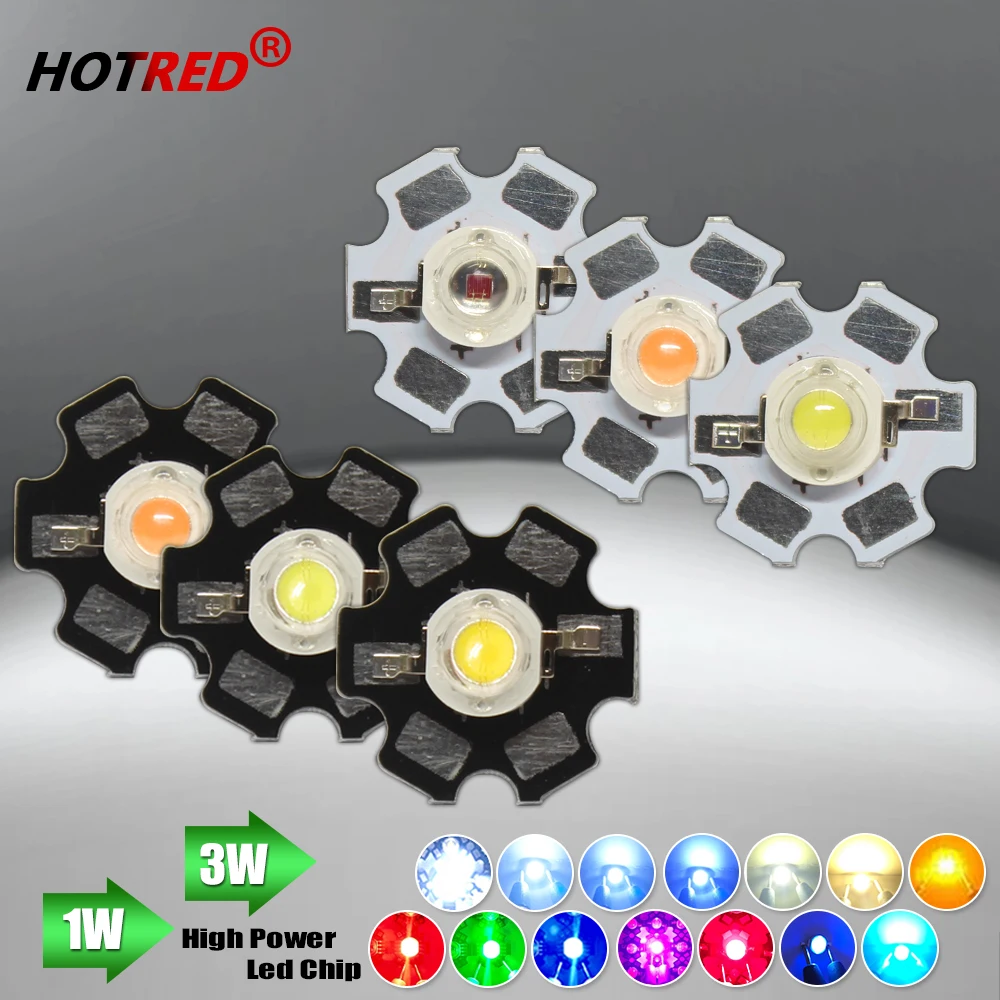

Светодиодные чипы HotRed 1 Вт 3 Вт