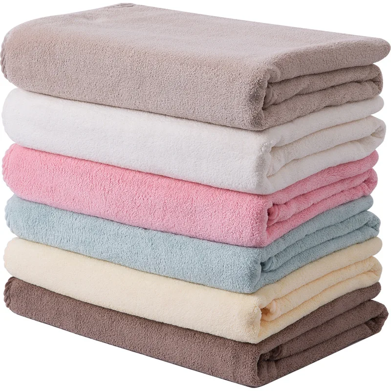 

Bath towel women's household bath absorbent adult cotton can wear cotton wrap large towel 100