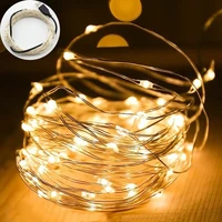 1m5m10m100 led starry string fairy light usb lights fairy micro led transparent wire for party christmas wedding 6 colors
