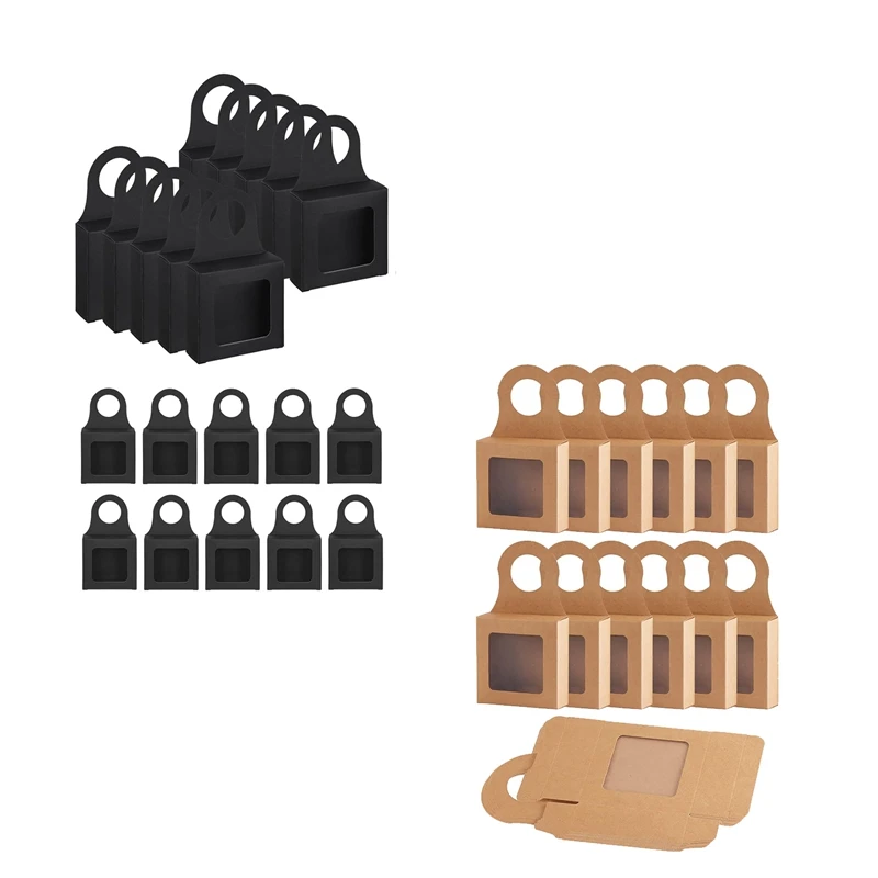 Коробка для винных бутылок с окном 30 шт. Подарочная коробка вина сувениров