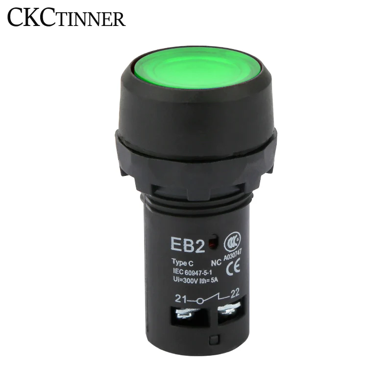 

Кнопочный выключатель CKCTINNER EB2-10DN 22 мм