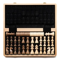 luxury large backgammon set beech wood chess set with carrom board high grade professional board game checkers 15x15