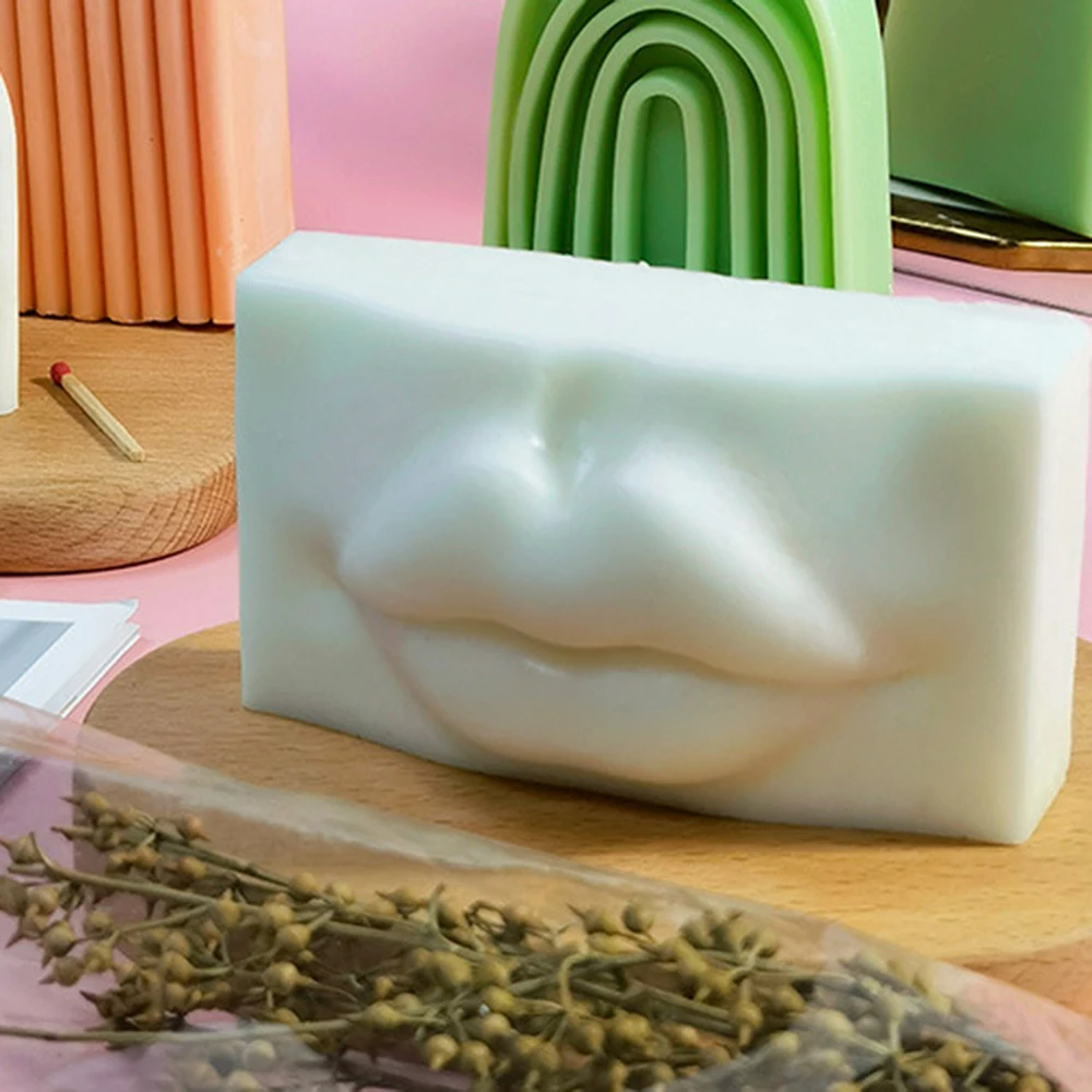 

Силиконовые формы в виде губ для свечей, 3D формы для создания губ, «сделай сам», формы для изготовления свечей ручной работы, формы для сваде...