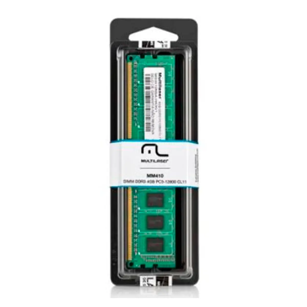 

MEMORIA MULTILASER UDIMM 4GB DDR3 1600MHZ MM410
