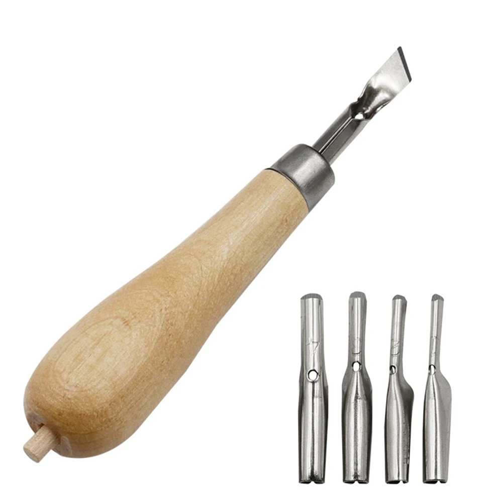 

Engraving Tool Chisel 7 Pcs/set Concave Radius Router Bit Deep Round Hand Chisel Wood Carving Wood+Silver Wood+Steel