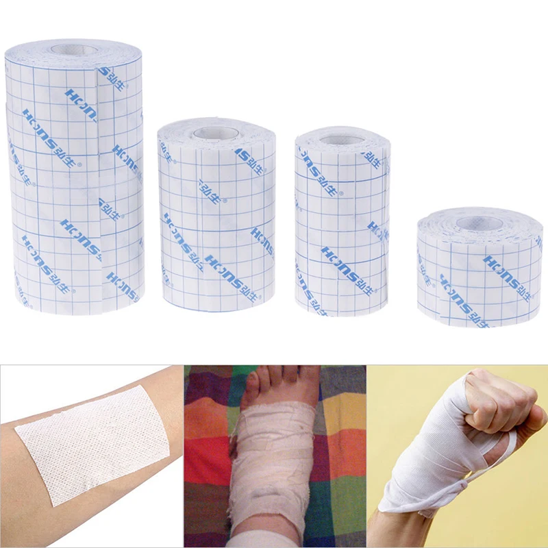 

5M Medical Non-woven Tape Waterproof Adhesive Breathable Patches Bandage First Aid Hypoallergenic Wound Dressing Fixation Tape