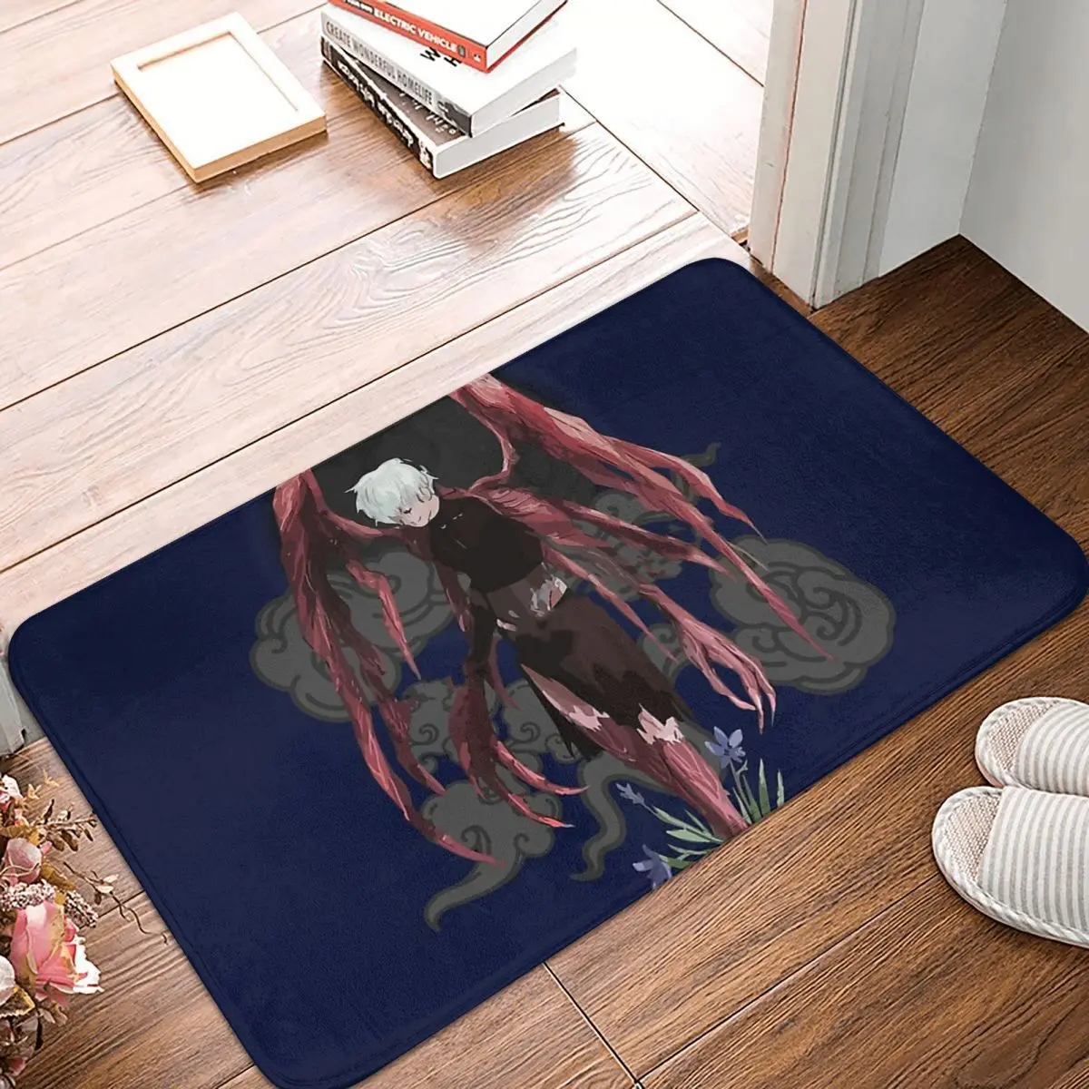 

Tokyo Ghoul Adventure Anime Bathroom Mat Ken Kaneki Kun Doormat Kitchen Carpet Balcony Rug Home Decoration