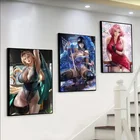 Настенное искусство, декоративная живопись, Сакура Хината, купальник, картина по номерам, украшение постер Наруто, модный домашний декор