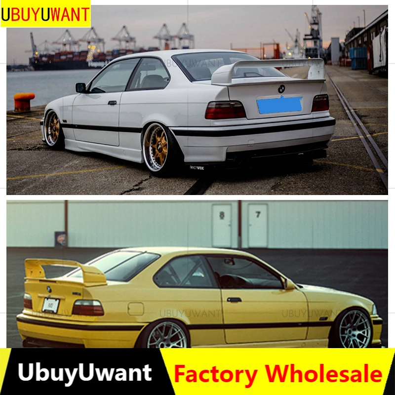 

For BMW E36 M3 Spoiler 1990-2000 BMW M3 Series GT Style Spoiler E36 Series 3 Coupe ABS Plastic Materail Unpainted Spoiler