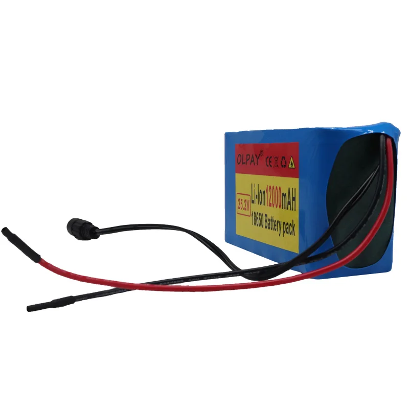 

6s2p 24V 12Ah 18650 Battery Lithium Battery 25.2v 12000mAh Electric Bicycle Moped /Electric/Li ion Battery Pack with + charge