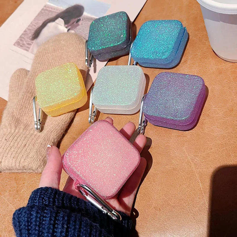 

Модный Блестящий чехол для наушников Xiaomi Air2 SE, футляр для беспроводных наушников, мягкий силиконовый защитный чехол для Mi Air 2 SE