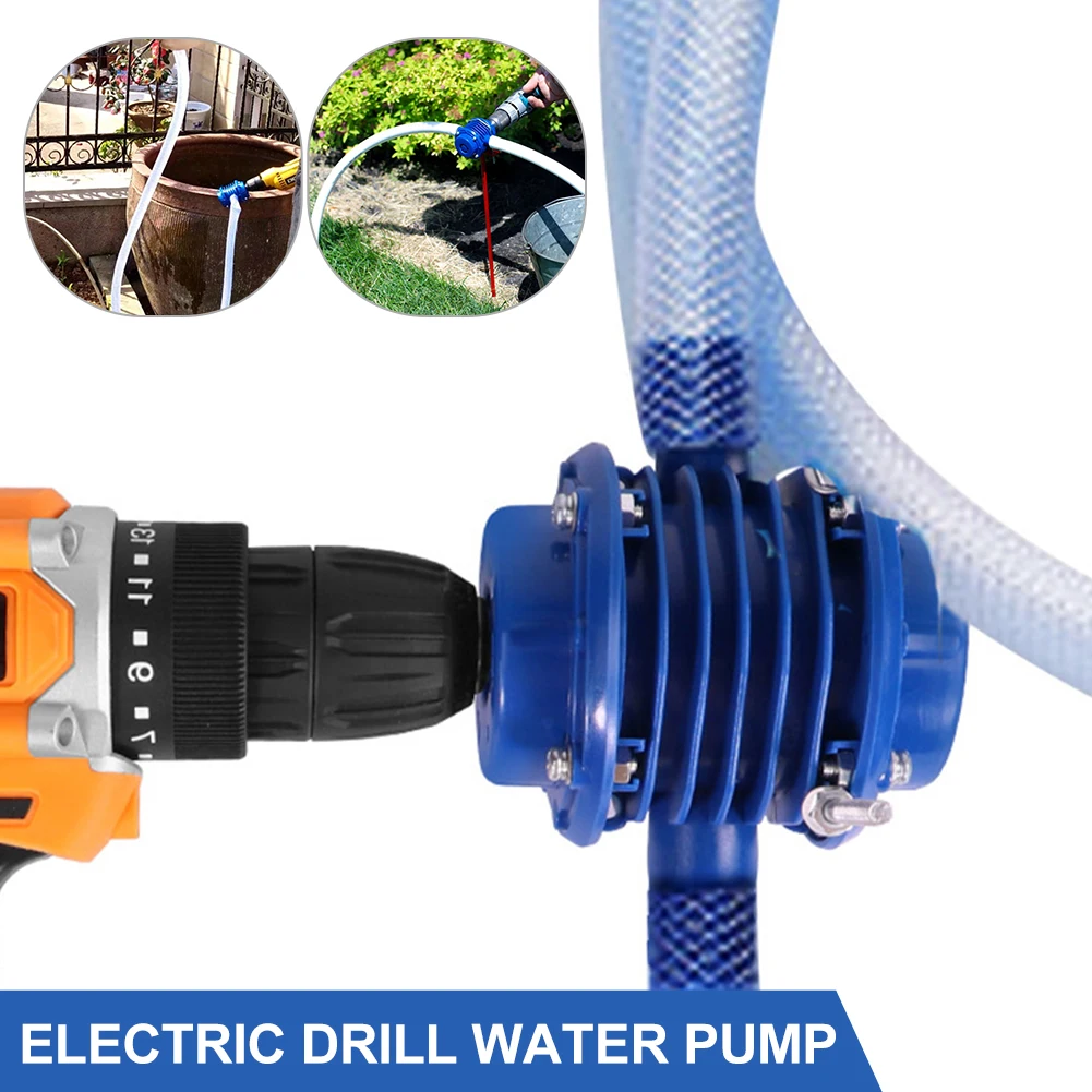 

Electric Drill Water Pump Heavy Duty Self-Priming Centrifugal Pumps Home Garden Diesel Oil Pump No Power Required