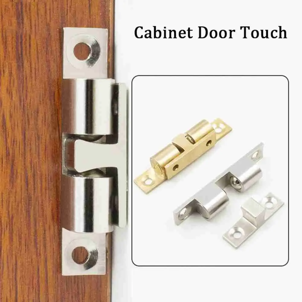 

Touch Beads Lock Door Spring Clip Cassette Door Suction Cabinet Door Catch Furniture Door Stopper Hidden Door Closer