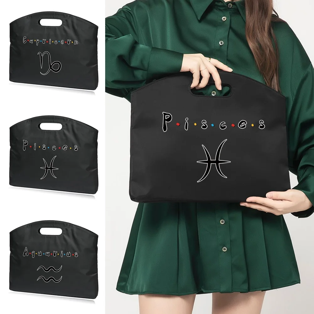 

Портфель, сумка для ноутбука, многофункциональные сумки серии созвездий с принтом, модная сумка для планшета для бизнеса, офиса, конференций, документов