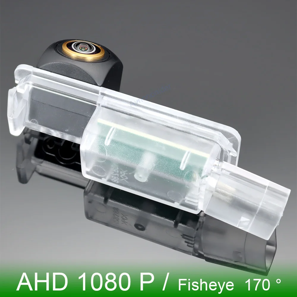 Камера заднего вида рыбий глаз золотого цвета для SEAT Ibiza 6J MK4 MK5 2008 2009 2010 2011 2012 2013 2014