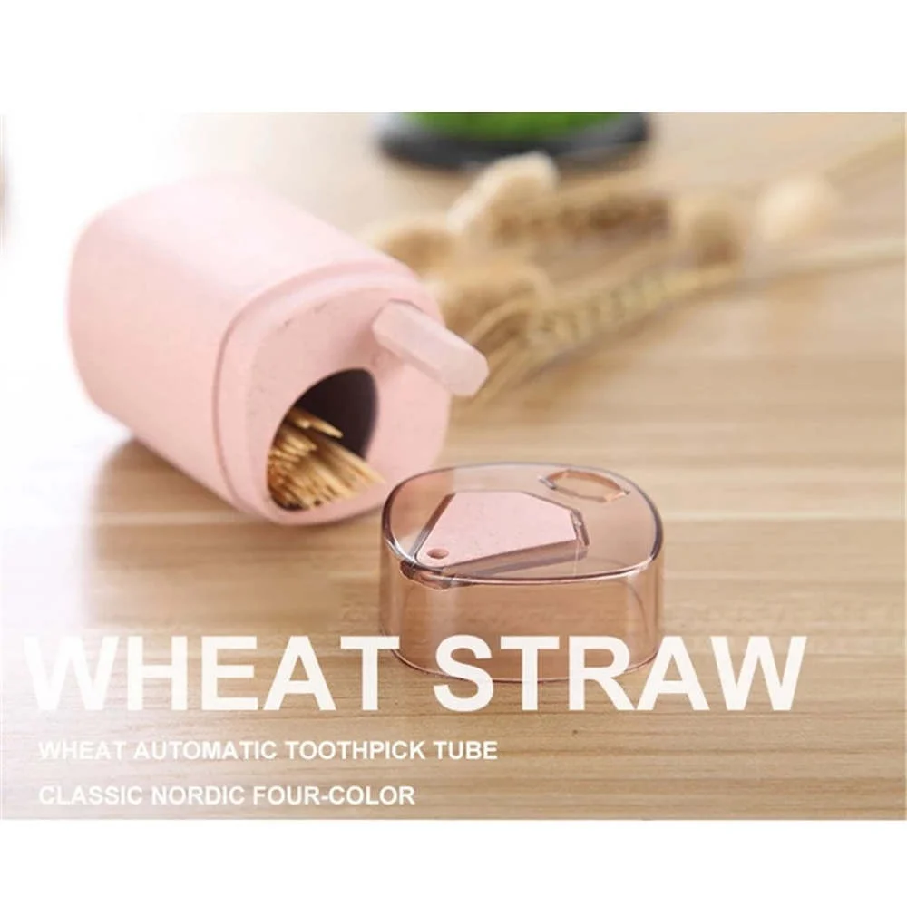 1 шт. зернистость для пшеницы бытовая емкость зубочисток цилиндр с нажимным типом