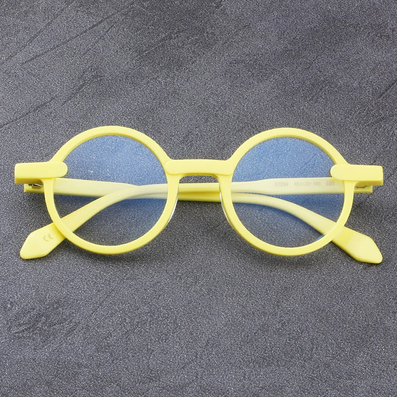 Японские Роскошные Брендовые мужские ретро очки в круглой ацетатной оправе