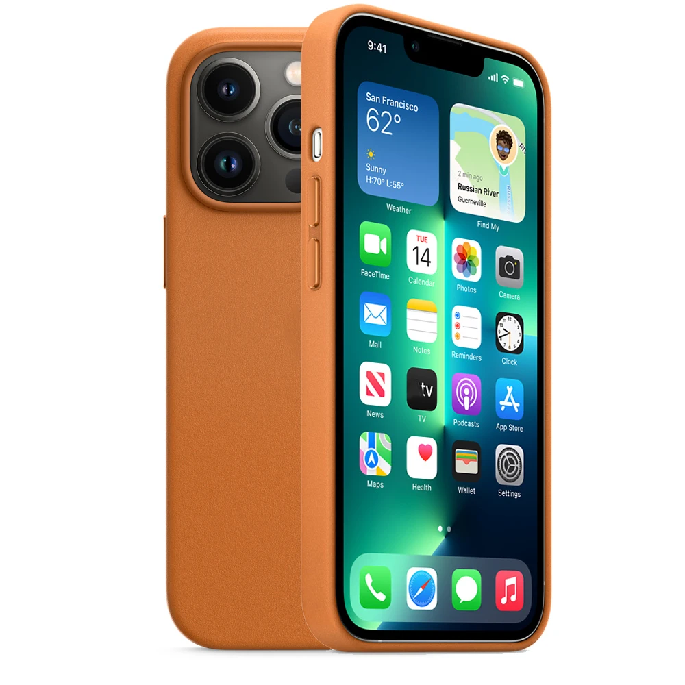 Официальный Магнитный кожаный чехол для Apple iPhone 13 Pro Max 13pro iPhone13 Mini Оригинальный