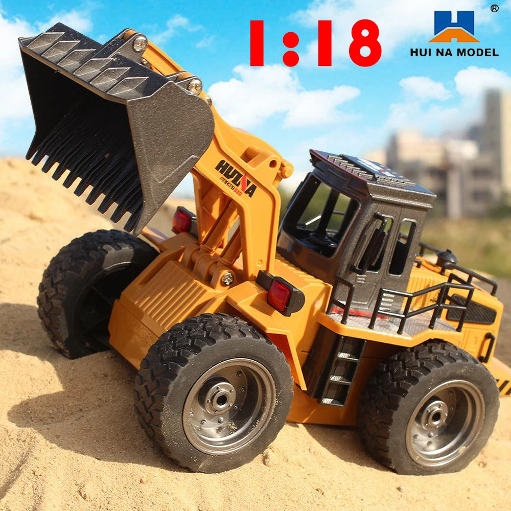 

Huina 1520 1:18 Rc Tractor Shovel Toy Rc Forklift Truck Engineering Car Toy Toys for Children Boy Toys Bulldozer Tractor Model