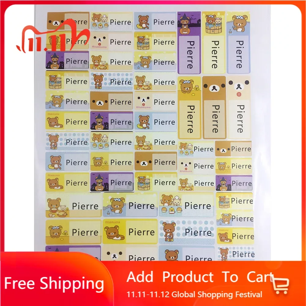 водонепроницаемые наклейки с мультяшным