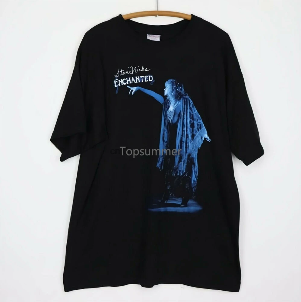 

Рубашка Stevie Nicks, Винтажная Футболка 1998, зачарованная футболка для концерта 1990S(1)