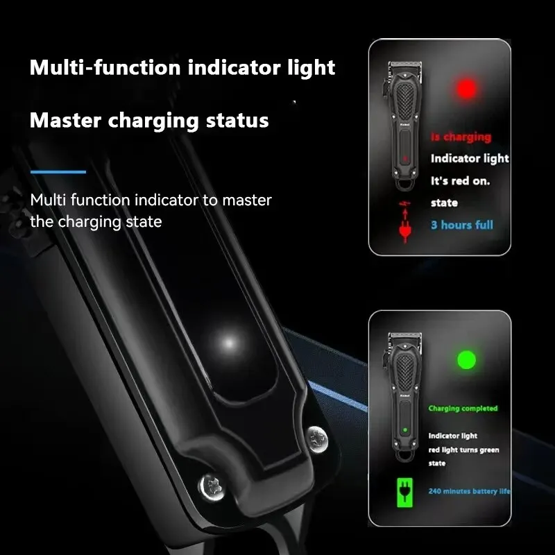 Аккумуляторная Беспроводная Машинка для стрижки волос и бороды