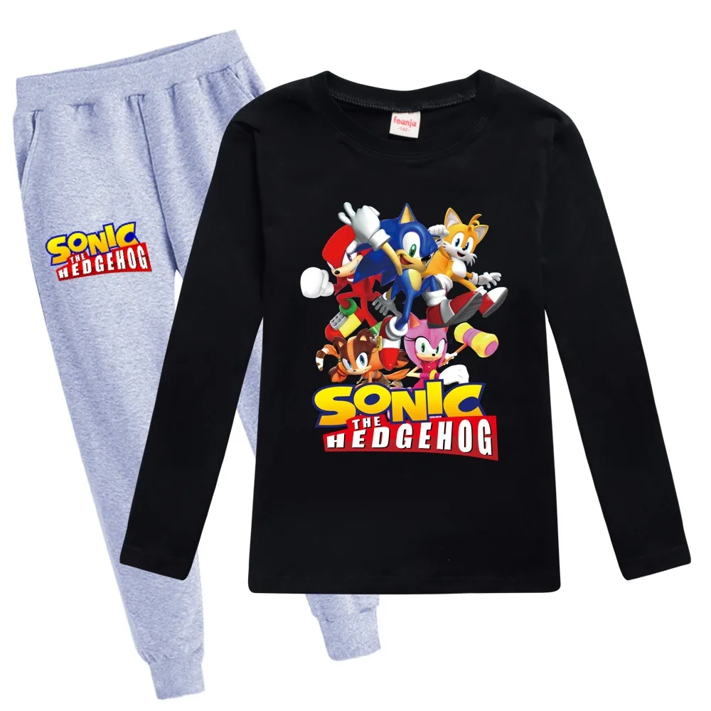 Костюм спортивный Sonic для девочек комплект одежды из 2 предметов футболка и штаны