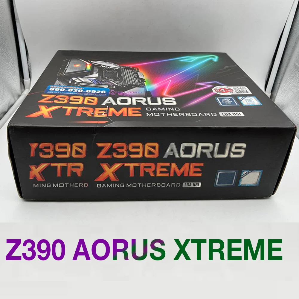 Материнская плата LGA1151 4 × DDR4 128 ГБ E-ATX 6 ×SATA Z390 AORUS XTREME