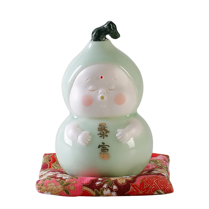 Белый китайский целадон взрывобезопасные маленькие украшения милый персонаж