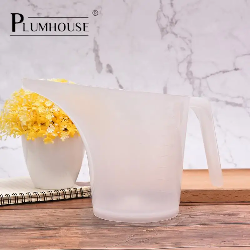 

1000ML Transparent Tip Mouth Plastic Measuring Jug Cup Graduated Cooking Kitchen Bakery Tool Laboratory Liquid Measure Supplies