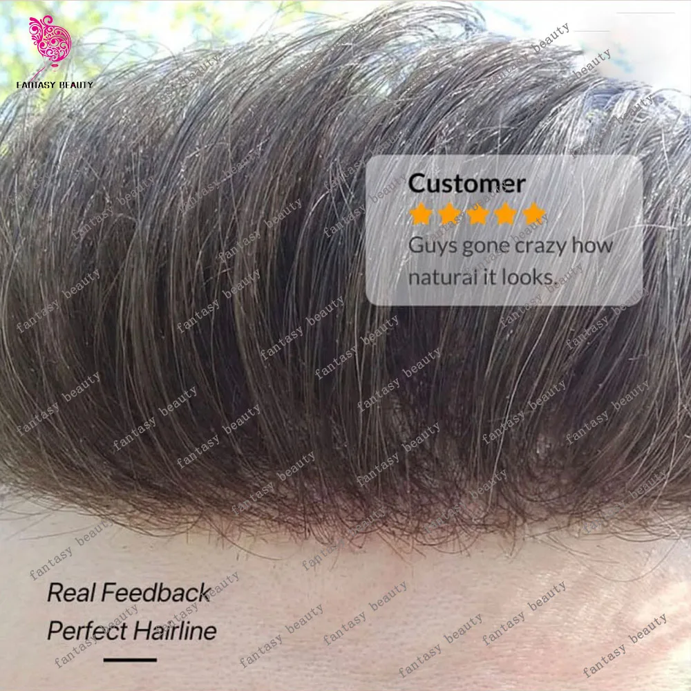 Натуральная линия волос серая задняя часть 1b65 1B30 Q6 невидимое швейцарское кружево