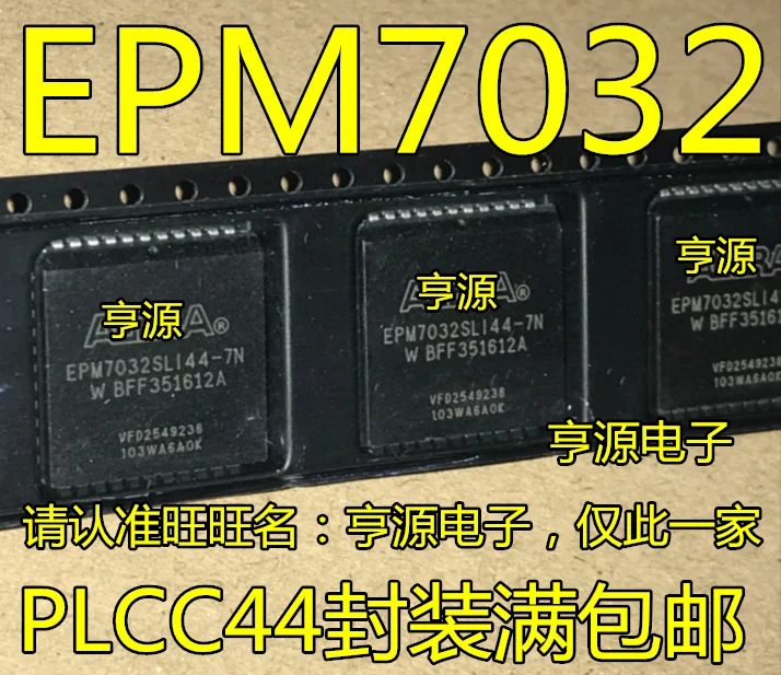 

Оригинальная новая микросхема EPM7032 EPM7032SLI44 EPM7032SLI44-7N PLCC44, интегральная микросхема, 10 шт.