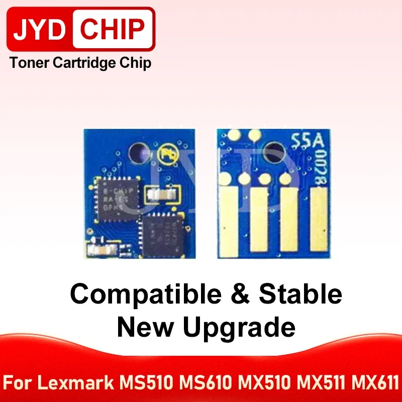 

Универсальный тонер-чип 20K для принтера Lexmark MS510 MS610 MX510 MX511 MX611, чип 50F0U00 60F2X00 50F4U00 60F4X00 50F5U00 60F5X00