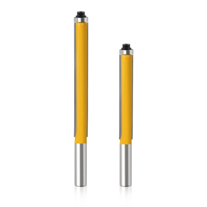 

2Pieces Quality Woodworking Bit 8mm Shank Copy Cutter, Flush Trim Router Bit Heat Resistant, Smooth Trimming Cutter