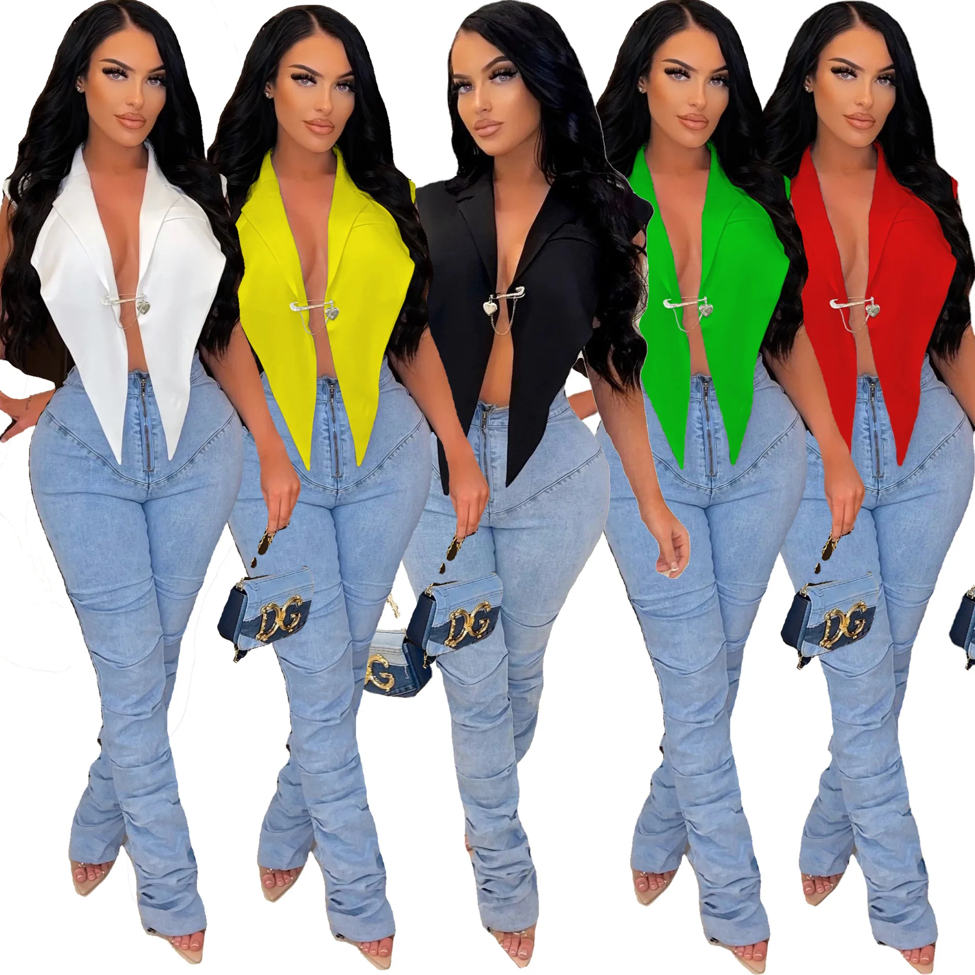 Felyn 2022 лучшее качество блузка от известного бренда однотонная брошь с оборками в