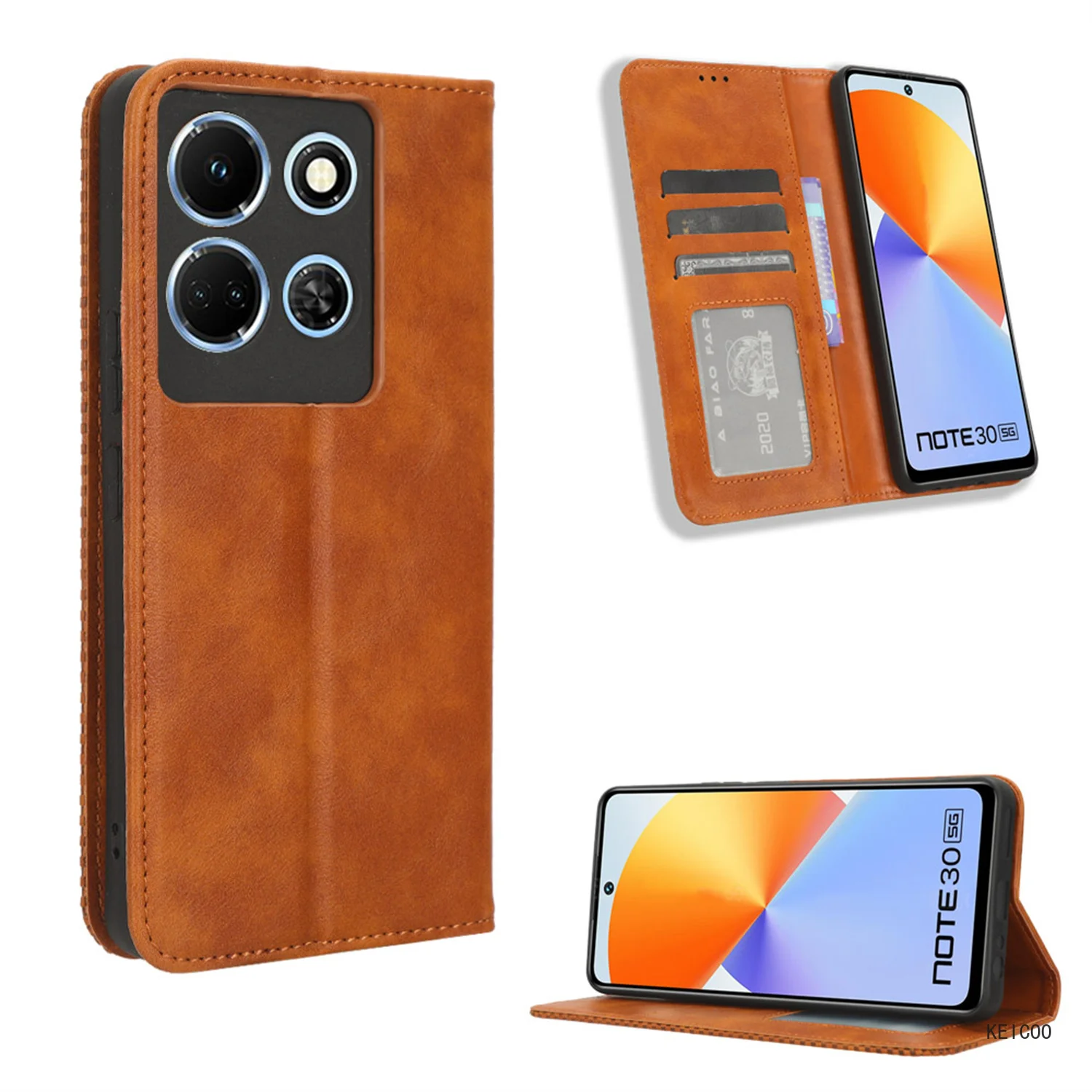

Capas Phone Holder for Infinix Hot 30 Play 30Play 30i Note 30i 30 Pro 30Pro Note30Pro 4G 5G X6711 X678B Anti-fall Leather Case