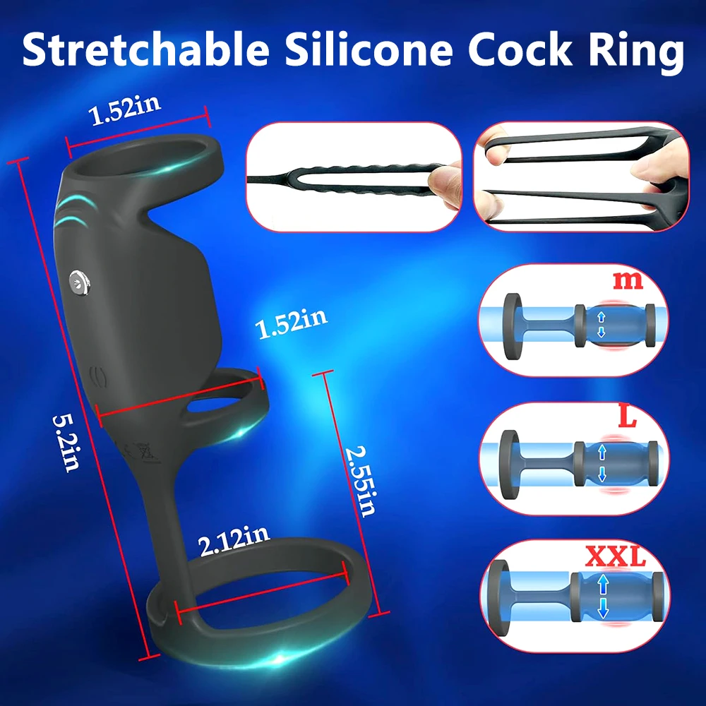 Вибрирующий рукав для пениса кольцо на член вибратор стимулятор точки G