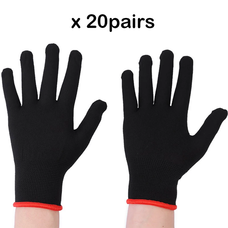 

TOFAR 5/20 пар виниловых перчаток, нейлоновая антистатическая пленка для тонировки окон, защитный инструмент, рабочие перчатки для автомобильной упаковки