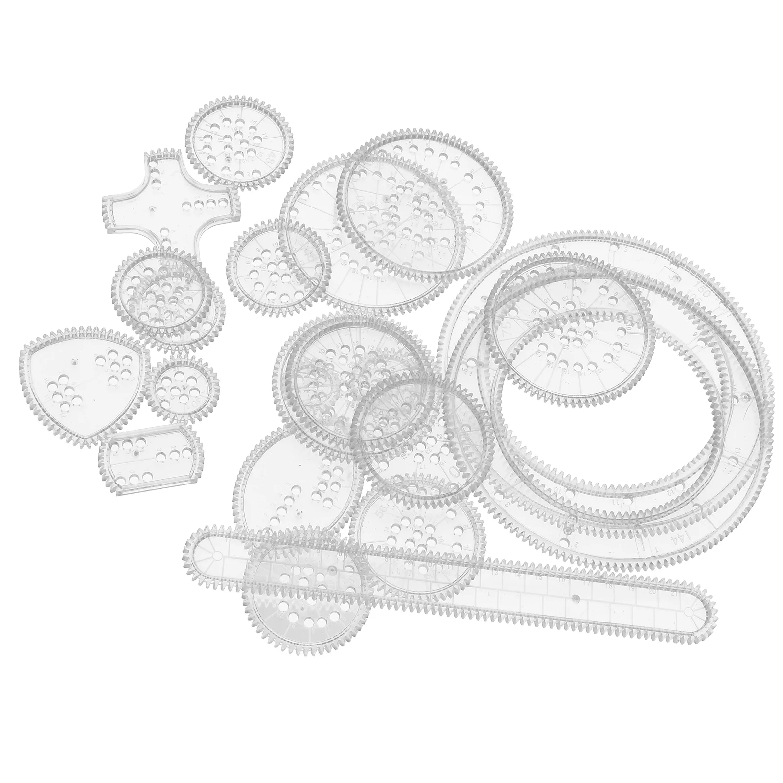 Круглая линейка для рисования трафареты инструмент мандалы детский красочный