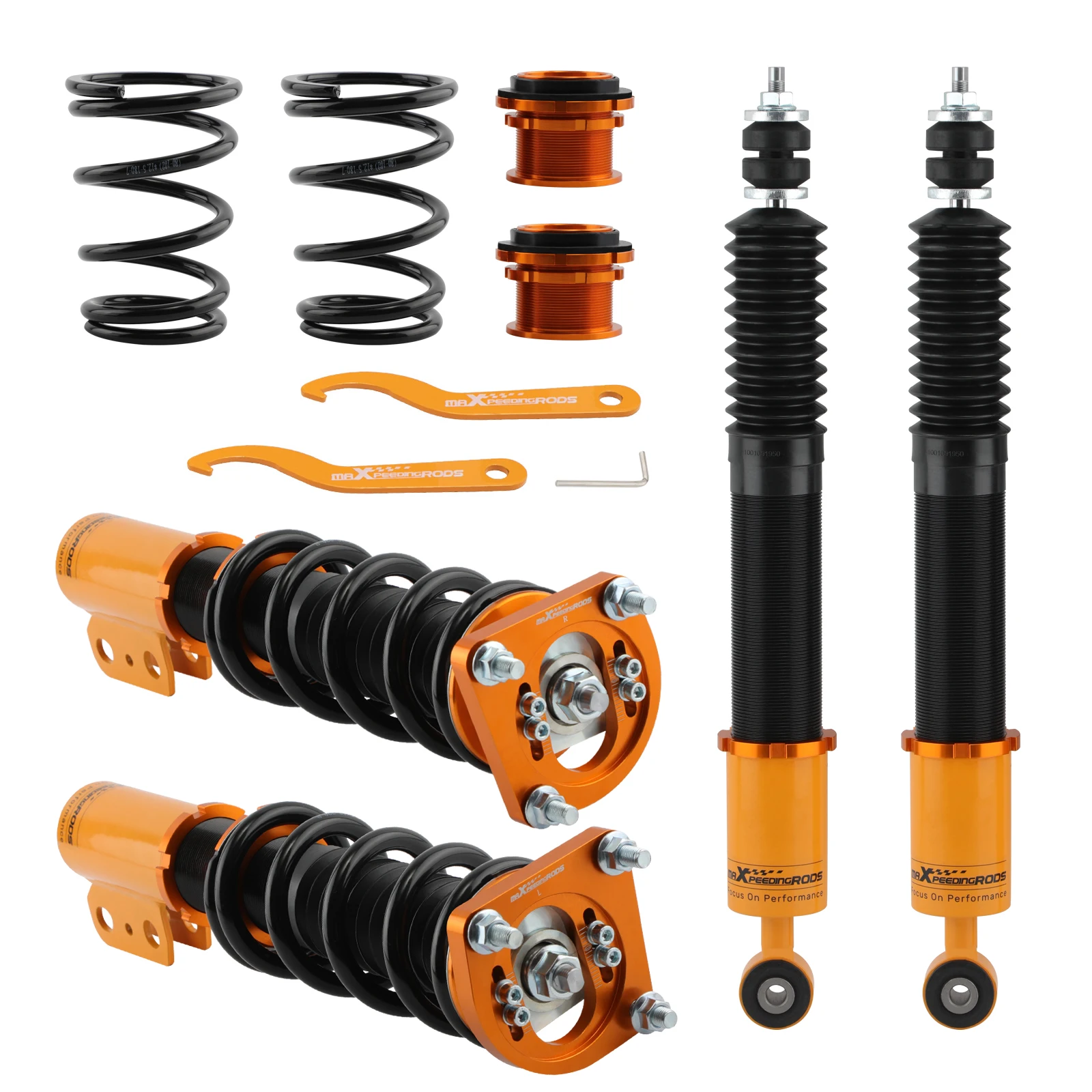 

MaXpeedingrods Регулируемый ударный нижний комплект Coilover для Ford Mustang 94-04 Все Комплекты Подвески coiloвера