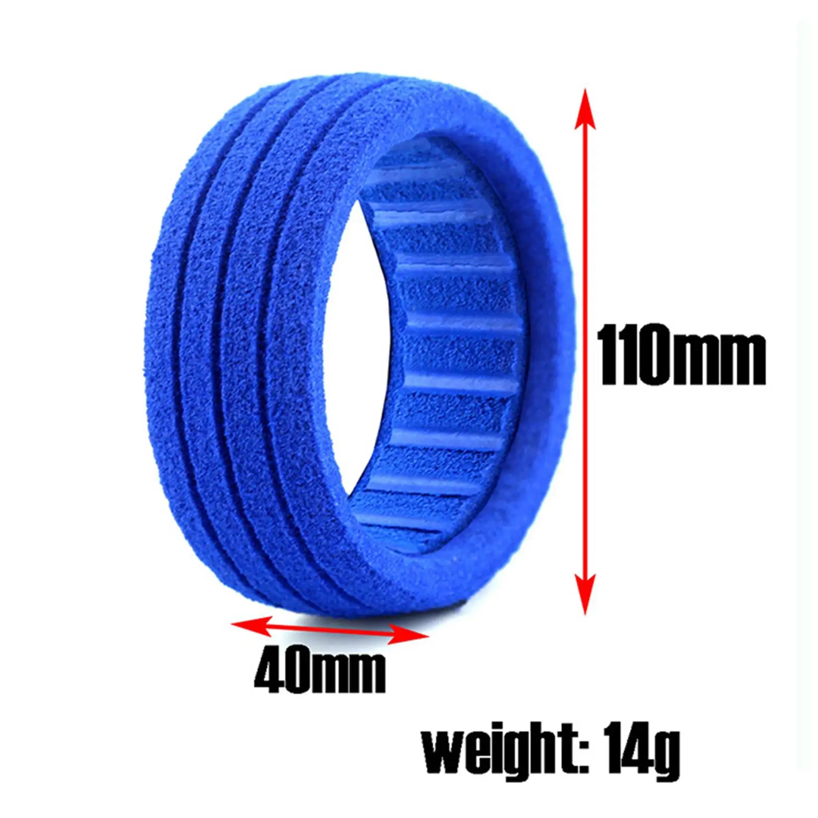 

4Pcs 1/8 RC Car Tires Sponge Liner Parts for Arrma Redcat Vehicles Crawler