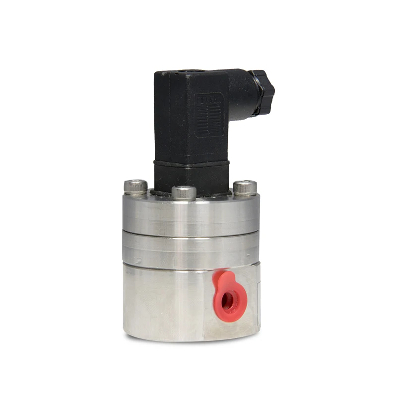 

0.5-100ml/min SS304 customize round micro liquid gear flowmeter