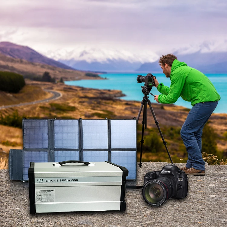

Sunpal Power Power Energy System Battery solar panel with battery 800W Home Application Portable Solar Generator