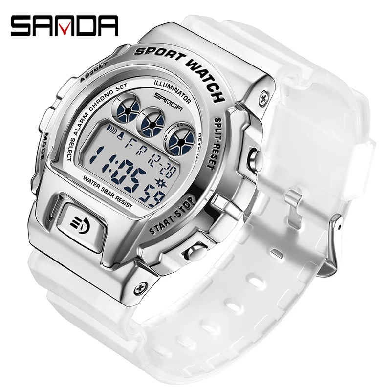 

Мужские часы SANDA, военные водонепроницаемые спортивные часы для активного отдыха, Женская Цифровая идентификация, мужские часы, мужские часы