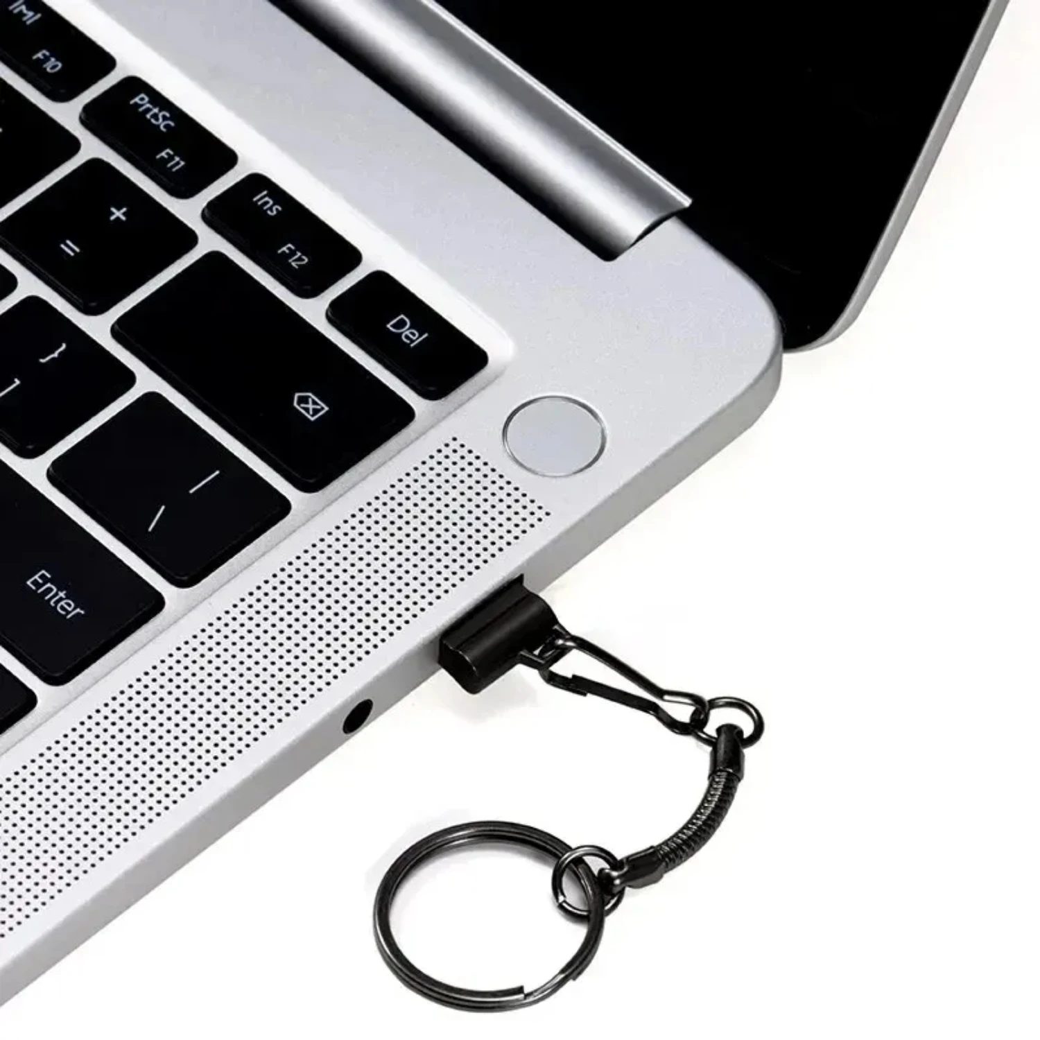 Креативная супер мини-черная металлическая USB-флеш-накопитель емкостью 64 ГБ с